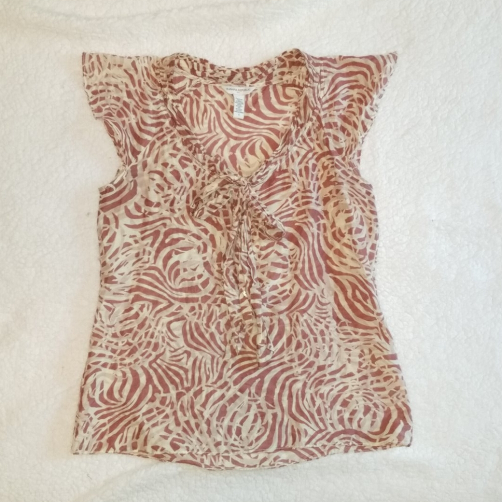 Banana Republic Silk/Cotton Blouse, Size S